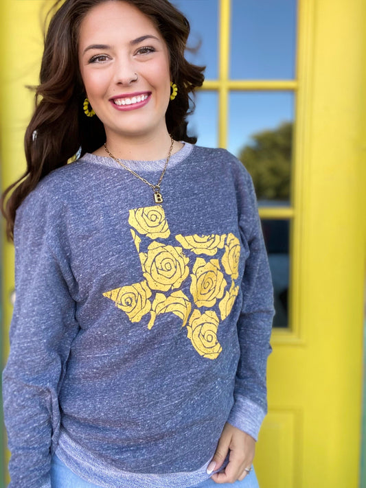 Tops Yellow Rose of Texas Pullover