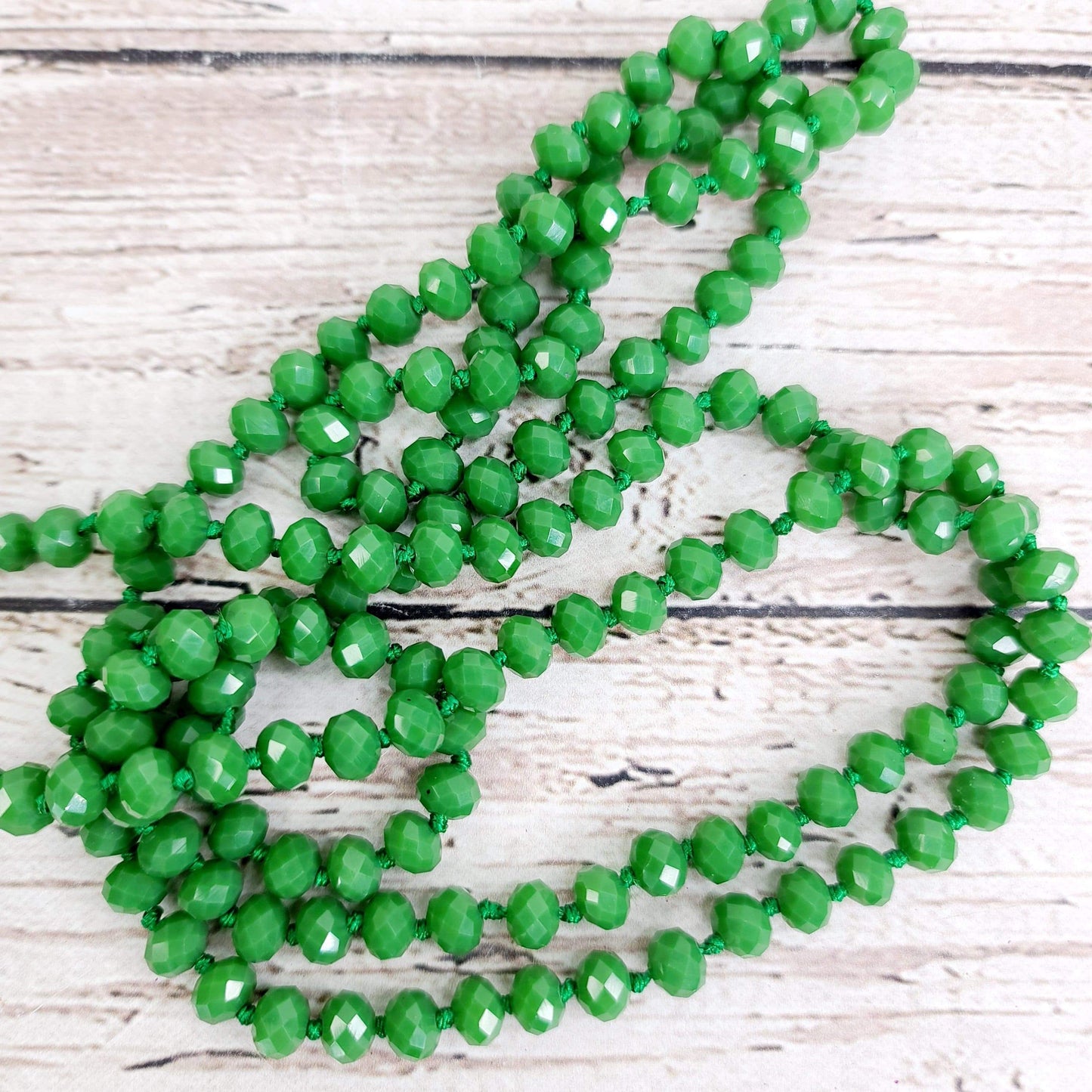 Necklaces Glass Bead Necklaces Green