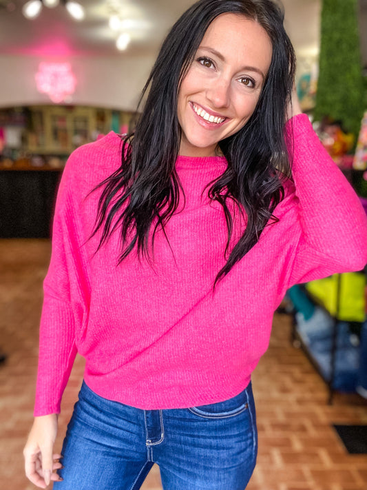 Shirts & Tops Jorjie Off the Shoulder Sweater-Bubblegum
