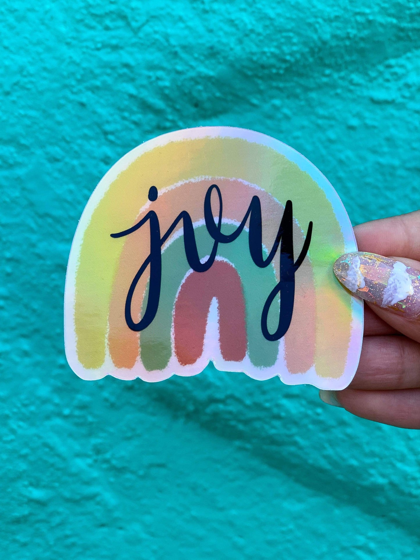 Other Goodies Fun Vinyl Stickers Joy Holographic